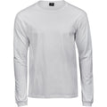 White - Front - Tee Jays Mens Soft Long-Sleeved T-Shirt