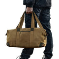 Desert Sand - Back - Quadra Heritage Leather Accents Holdall