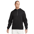 Black-Brushed Silver - Front - Nike Mens Dri-FIT Golf Hoodie