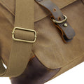 Desert Sand - Back - Quadra Heritage Leather Accents Messenger Bag