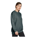 Dark Heather - Side - Gildan Unisex Adult Softstyle Heather Midweight Fleece Top