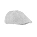 Light Grey - Front - Beechfield Unisex Adult Ivy Flat Cap