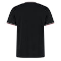 Black-White-Red - Back - Kustom Kit Mens Tipped Fashion T-Shirt