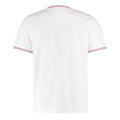 White-Red-Royal Blue - Back - Kustom Kit Mens Tipped Fashion T-Shirt