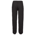 Black - Back - Fruit of the Loom Mens Premium Elasticated Cuff Jogging Bottoms