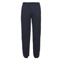 Deep Navy - Front - Fruit of the Loom Mens Premium Elasticated Cuff Jogging Bottoms