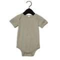 Heather Stone - Front - Bella + Canvas Baby Jersey Short-Sleeved Bodysuit