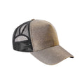 Gold - Front - Result Headwear Unisex Adult New York Sparkle Trucker Cap