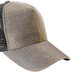 Gold - Back - Result Headwear Unisex Adult New York Sparkle Trucker Cap