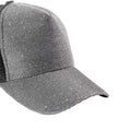 Silver - Back - Result Headwear Unisex Adult New York Sparkle Trucker Cap