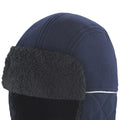 Navy-Black - Back - Result Winter Essentials Unisex Adult Trapper Hat