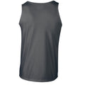 Charcoal - Back - Gildan Mens Softstyle Plain Tank Top