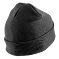 Black - Back - Result Unisex Adult Thinsulate Printable Winter Beanie