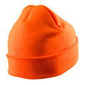 Fluorescent Orange - Back - Result Unisex Adult Thinsulate Printable Winter Beanie