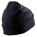 Navy Blue - Front - Result Unisex Adult Thinsulate Printable Winter Beanie