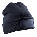 Navy Blue - Back - Result Unisex Adult Thinsulate Printable Winter Beanie