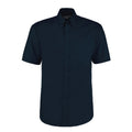 Dark Navy - Front - Kustom Kit Mens Poplin Short-Sleeved Shirt