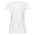 White - Back - Fruit of the Loom Womens-Ladies T-Shirt