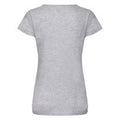 Heather Grey - Back - Fruit of the Loom Womens-Ladies T-Shirt