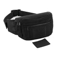 Black - Side - Bagbase Molle Utility Waist Bag