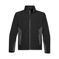 Black-Granite - Front - Stormtech Mens Pulse Soft Shell Jacket