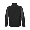 Black-Granite - Back - Stormtech Mens Pulse Soft Shell Jacket