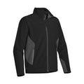 Black-Granite - Side - Stormtech Mens Pulse Soft Shell Jacket