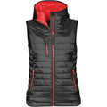 Black-True Red - Front - Stormtech Womens-Ladies Gravity Thermal Body Warmer