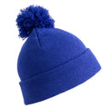 Royal Blue - Front - Result Childrens-Kids Winter Essentials Pom Pom Beanie