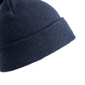 Navy Blue - Back - Result Childrens-Kids Winter Essentials Pom Pom Beanie