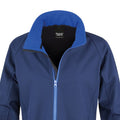 Navy-Royal Blue - Back - Result Core Womens-Ladies Printable Soft Shell Jacket