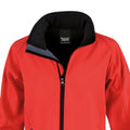 Red-Black - Back - Result Core Womens-Ladies Printable Soft Shell Jacket