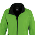 Vivid Green-Black - Back - Result Core Womens-Ladies Printable Soft Shell Jacket