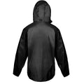 Black-Orange - Back - Result Mens Lightweight Packaway Jacket