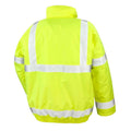 Yellow - Back - SAFE-GUARD by Result Mens Hi-Vis Winter Blouson Jacket