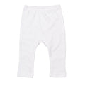 White - Front - Babybugz Baby Soft Leggings