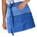 Blue - Back - Dennys Unisex Adult Heavyweight Money Pocket Short Apron