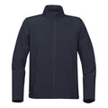 Navy-Carbon - Front - Stormtech Mens Orbiter Soft Shell Jacket