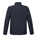 Navy-Carbon - Back - Stormtech Mens Orbiter Soft Shell Jacket