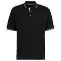 Navy-White - Side - Kustom Kit Mens St. Mellion Mens Short Sleeve Polo Shirt