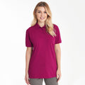 Magenta - Back - Kustom Kit Ladies Klassic Superwash Short Sleeve Polo Shirt