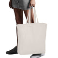 Natural - Back - Quadra Canvas Classic Shopper Bag - 19 Litres