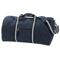 Vintage Oxford Navy - Front - Quadra Vintage Canvas Holdall Duffle Bag - 45 Litres