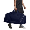 Franch Navy-Light Grey - Back - Quadra Teamwear Jumbo Kit Duffle Bag - 110 Litres