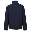 Navy-Black - Back - Regatta Mens Sandstorm Workwear Softshell Jacket