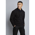 Black - Back - Regatta Mens Micro Zip Neck Fleece Top (170 GSM)