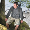 Oxford Grey - Side - Result Unlined Active 1-4 Zip Anti-Pilling Fleece Top