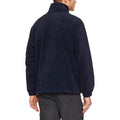 Navy Blue - Side - Result Unlined Active 1-4 Zip Anti-Pilling Fleece Top