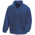 Royal - Front - Result Unlined Active 1-4 Zip Anti-Pilling Fleece Top