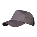 Grey - Back - Result Unisex Plain Baseball Cap